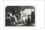 Queen Philippa. Interceding with Her Husband Edward III. for the Burgesses of Calais by Anonymous