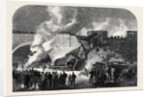 Fatal Railway Accident at Kentish Town on the North and South Western Junction Line: Scene of the Disaster on Monday Night September 7 1861 by Anonymous