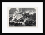 Fatal Railway Accident at Kentish Town on the North and South Western Junction Line: Scene of the Disaster on Monday Night September 7 1861 by Anonymous