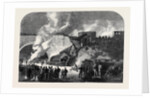 Fatal Railway Accident at Kentish Town on the North and South Western Junction Line: Scene of the Disaster on Monday Night September 7 1861 by Anonymous