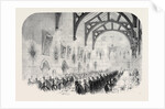 The Installation of Lord Palmerston As Lord Warden of the Cinque Ports: The Banquet in the Townhall (Maison Dieu) Dover by Anonymous