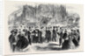 Masonic Demonstration at Bristol in Connection with the Restoration of St. Mary Redcliff Church: Arrival of the Procession at the Church by Anonymous