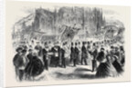 Masonic Demonstration at Bristol in Connection with the Restoration of St. Mary Redcliff Church: Arrival of the Procession at the Church by Anonymous