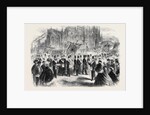 Masonic Demonstration at Bristol in Connection with the Restoration of St. Mary Redcliff Church: Arrival of the Procession at the Church by Anonymous