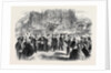 Masonic Demonstration at Bristol in Connection with the Restoration of St. Mary Redcliff Church: Arrival of the Procession at the Church by Anonymous
