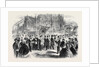 Masonic Demonstration at Bristol in Connection with the Restoration of St. Mary Redcliff Church: Arrival of the Procession at the Church by Anonymous