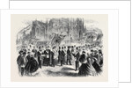 Masonic Demonstration at Bristol in Connection with the Restoration of St. Mary Redcliff Church: Arrival of the Procession at the Church by Anonymous