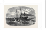 Picking Up a Man Overboard from the Peninsular and Oriental Company's Ship Candia in the Red Sea. by Anonymous