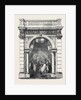 Royal Horticultural Society's Gardens South Kensington: One of the Arches of the Northern Arcade Finished to Show the Proposed Style of Decoration by Anonymous
