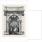 Royal Horticultural Society's Gardens South Kensington: One of the Arches of the Northern Arcade Finished to Show the Proposed Style of Decoration by Anonymous