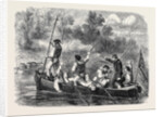 The Civil War in America: Confederates Trapping a Boat's Crew of the Potomac Fleet by Anonymous