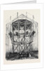 Progress of the Great Exhibition Building: The Traversing Platform Used in the Construction of the Nave. by Anonymous
