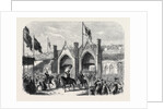 The Coronation of the King of Prussia: His Majesty Entering Königsberg by the Brandenburg Gate by Anonymous
