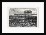 Progress of the International Exhibition Building: Works of the Nave Eastern Transept and Dome As Seen from the South West by Anonymous