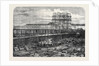 Progress of the International Exhibition Building: Works of the Nave Eastern Transept and Dome As Seen from the South West by Anonymous