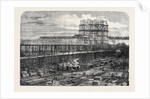 Progress of the International Exhibition Building: Works of the Nave Eastern Transept and Dome As Seen from the South West by Anonymous