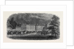 Arrival of the Prince at Clumber Visit of the Prince of Wales to Clumber October 26 1861 by Anonymous