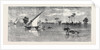View below Kafr Zayat Showing the Railway Bridge and Train Off the Line Inundation of the Nile by Anonymous