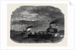 The Civil War in America: Cutting Off a Confederate Despatch Galley on the Potomac Near Freestone Point by Anonymous