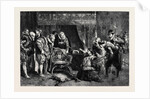 The Gunpowder Plot: Guy Fawkes Being Interrogated by James I and His Council in the King's Bedchamber Whitehall by Anonymous