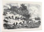 The Civil War in America: Retreat of the Federalists after the Fight at Ball's Bluff Upper Potomac Virginia by Anonymous