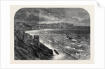 The Late Gales the Storm at Scarborough by Anonymous