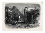 Scene from Mr. Falconer's New Drama Peep O'Day at the Lyceum Theatre: The Old Quarry in the Foil Dhuiv or Dark Valley by Anonymous
