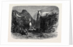 Scene from Mr. Falconer's New Drama Peep O'Day at the Lyceum Theatre: The Old Quarry in the Foil Dhuiv or Dark Valley by Anonymous