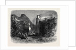 Scene from Mr. Falconer's New Drama Peep O'Day at the Lyceum Theatre: The Old Quarry in the Foil Dhuiv or Dark Valley by Anonymous