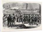 Embarkation at Woolwich of the E Battery Fourth Brigade of Royal Field Artillery on Board the Melbourne for Canada by Anonymous