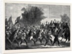 The Civil War in America: The Confederate Army Mississippians Passing in Review Before General Beauregard and Staff by Anonymous