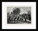 The Civil War in America: The Confederate Army Mississippians Passing in Review Before General Beauregard and Staff by Anonymous