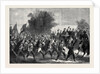 The Civil War in America: The Confederate Army Mississippians Passing in Review Before General Beauregard and Staff by Anonymous
