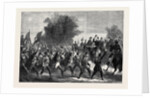 The Civil War in America: The Confederate Army Mississippians Passing in Review Before General Beauregard and Staff by Anonymous