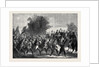 The Civil War in America: The Confederate Army Mississippians Passing in Review Before General Beauregard and Staff by Anonymous