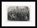 Reinforcements for Canada: The Guards Crossing Westminster Bridge on Their Way to the South Western Railway Station December 28 1861 by Anonymous