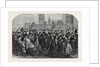 Reinforcements for Canada: The Guards Crossing Westminster Bridge on Their Way to the South Western Railway Station December 28 1861 by Anonymous