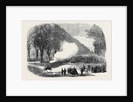 Firing Minute Guns in the Long Walk Windsor Park the Funeral of His Late Royal Highness the Prince Consort by Anonymous