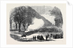 Firing Minute Guns in the Long Walk Windsor Park the Funeral of His Late Royal Highness the Prince Consort by Anonymous