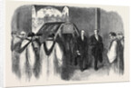 Reception of the Body by the Clergy at the Entrance of St. George's Chapel the Funeral of His Late Royal Highness the Prince Consort Prince Albert by Anonymous