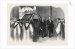 Reception of the Body by the Clergy at the Entrance of St. George's Chapel the Funeral of His Late Royal Highness the Prince Consort Prince Albert by Anonymous