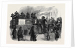The Funeral of His Late Royal Highness the Prince Consort: The Hearse Approaching St. George's Chapel by Anonymous
