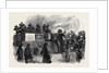 The Funeral of His Late Royal Highness the Prince Consort: The Hearse Approaching St. George's Chapel by Anonymous