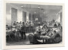 The Camp at Aldershott: Soldiers' Recreation Room 1868 by Anonymous