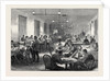 The Camp at Aldershott: Soldiers' Recreation Room 1868 by Anonymous