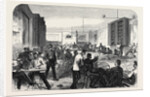 The Camp at Aldershott: Soldiers' Reading Room 1868 by Anonymous