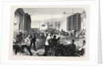 The Camp at Aldershott: Soldiers' Reading Room 1868 by Anonymous
