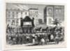 Funeral Procession of the Late King of Bavaria at Nice: The Cortége Leaving the Villa Lions 1868 by Anonymous