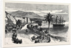 Funeral Procession of the Late King of Bavaria at Nice: The Cortége Passing Along the Promenade Des Anglais 1868 by Anonymous