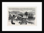 Funeral Procession of the Late King of Bavaria at Nice: The Cortége Passing Along the Promenade Des Anglais 1868 by Anonymous